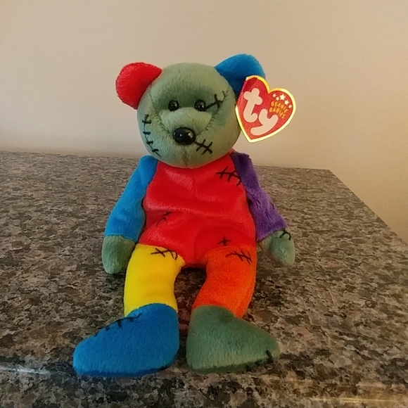 frankenteddy beanie baby